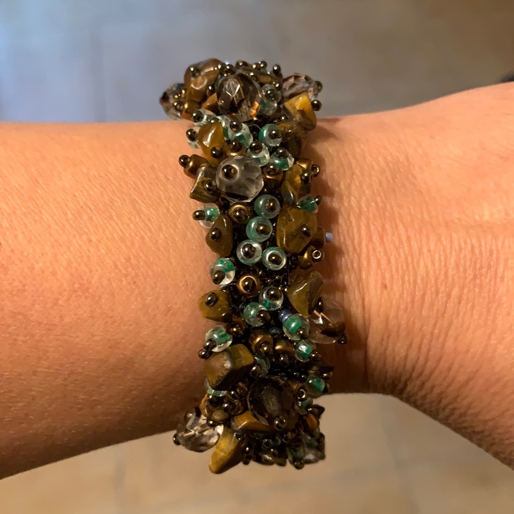 Handmade Guatemalan Beaded Magnetic Bracelet